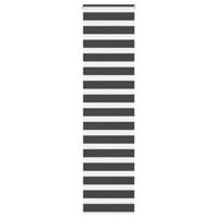 VidaXL Zebra rolgordijn 50x230 cm stofbreedte 45,9cm zwart - thumbnail
