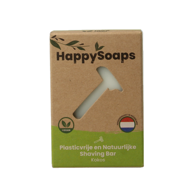 HappySoaps Shaving Bar Kokos 80gr