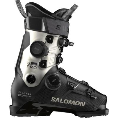 Salomon S/Pro Supra Dual Boa 105 Skischoen Dames Black/Light Bronze Met./Black 24/24,5