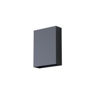 Artdelight Wandlamp Memphis H 16 cm zwart - thumbnail