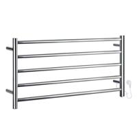 Elektrische Handdoekradiator Smedbo Dry Wide 100x48 cm 90W RVS Glans - thumbnail