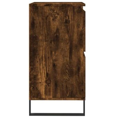 Dressoir 60x35x70 cm bewerkt hout gerookt eikenkleurig