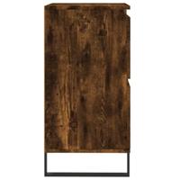 Dressoir 60x35x70 cm bewerkt hout gerookt eikenkleurig - thumbnail