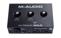 M-AUDIO M-Track Solo USB Audio-interface Crystal voorversterker 16 bit 48 kHz Zwart - thumbnail