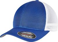 Flexfit FX360T Flexfit 360 Omnimesh Cap 2-Tone - Royal/White - S/M - thumbnail