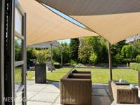 Nesling Coolfit schaduwdoek driehoek zand 5 x 5 x 5 meter - thumbnail