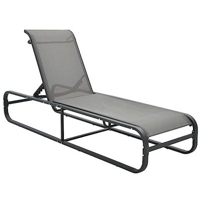 VidaXL Ligbed aluminium en textileen VidaXL Ligbed aluminium en textileen