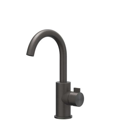 IVY Tribe Wastafelmengkraan - opbouw - draaibare uitloop - coldstart - RVS316 - geborsteld carbon black PVD 6100274