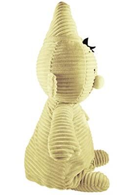 Studio 100 knuffel corduroy geel, 35 cm