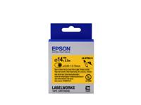 Epson Label Cartridge Heat Shrink Tube (HST) LK-6YBA14, zwart/geel D14 mm (2,5 m) - thumbnail