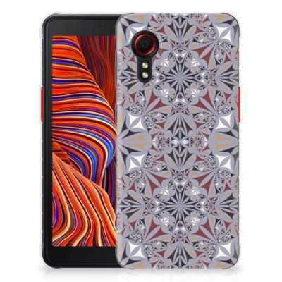 Samsung Galaxy Xcover 5 | TPU | Siliconen hoesje | Flower Tiles