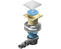 Badstuber Angle vloerput 9x9cm met rooster - thumbnail