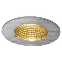 SLV InbouwspotPatta Round 8cm metaalgrijs - 114426 - thumbnail