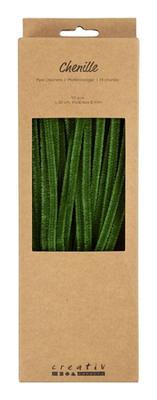 Creativ Company Chenille, l: 30 cm, dikte 6 mm, dennegroen, 50 stuk/ 1 doos Creativ Company Chenille, l: 30 cm, dikte 6 mm, dennegroen, 50 stuk/ 1 doos