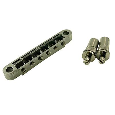 Graph Tech PS 8863 BN ResoMax NV2 Tune-O-Matic Bridge met String Saver zadels (grote posten, 6 mm) - zwart nikkel Graph Tech PS 8863 BN ResoMax NV2 Tune-O-Matic Bridge met String Saver zadels (grote posten, 6 mm) - zwart nikkel