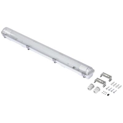 Sygonix LED-kuiplamp voor vochtige ruimte LED-buis T8 9 W Neutraalwit Grijs