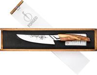 Koksmes - GESMEED - KATAI - VG10 staal - Handvat van wortelhout - 16 cm lang - thumbnail