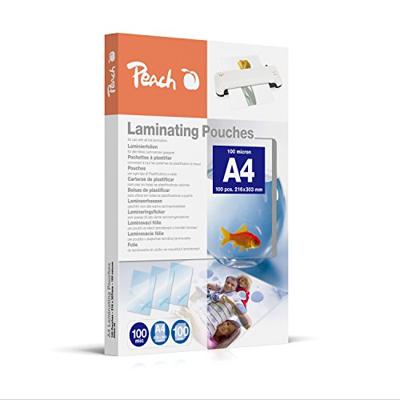 Peach Lamineerfolie 100 Micron A4 - thumbnail