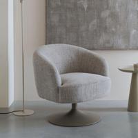 ZILT Draaifauteuil 'Sherra' Geweven stof - thumbnail