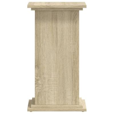 Plantenstandaard 33x33x60 cm bewerkt hout sonoma eikenkleurig