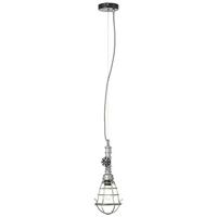 Brilliant lamp Pijp hanglamp 1-licht zink antiek - thumbnail