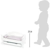 Small Foot houten poppenbed met lade en beddengoed, 4dlg. - thumbnail