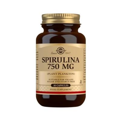 Solgar Spirulina (Alg) 750 mg Capsules Solgar Spirulina (Alg) 750 mg Capsules