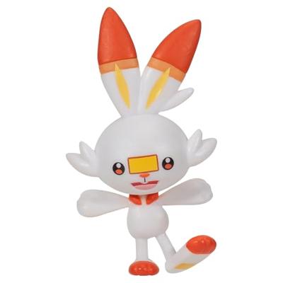 Pokemon Figure - Scorbunny + Premier Ball (Clip 'n' Go)