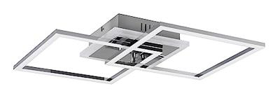 Trio Led plafondlampVenida dimbaar 2-lichts chroom - R62793406