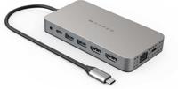 HYPER HDM1H laptop dock & poortreplicator USB 3.2 Gen 1 (3.1 Gen 1) Type-C Roestvrijstaal - thumbnail