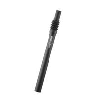 Ergotec Zadelpen verend 27.2 350mm kaars zwart - thumbnail