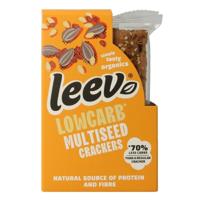 Leev Lowcarb crackers multiseed bio 80 Gram - thumbnail