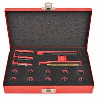 Gloeibougie draad reparatie set M10 x 1,0 mm 15-delig - thumbnail