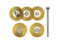 Proxxon Micromot 28 962 Borstelpakket messing, 5-delig Schacht-Ø 2,35 mm 1 set(s) - thumbnail