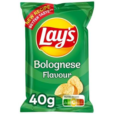 Chips lays bolognese zak 40gr | 20 stuks