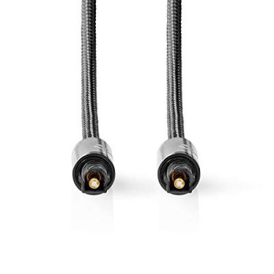 Nedis Optische Audiokabel | TosLink Male naar TosLink Male | 3 m | 1 stuks - CATB25000GY30 CATB25000GY30 Nedis Optische Audiokabel | TosLink Male naar TosLink Male | 3 m | 1 stuks - CATB25000GY30 CATB25000GY30