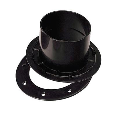 Europond Doorvoer met Tegenflens 110mm - Inclusief Schroeven, Eenvoudige Installatie, Robuust ABS