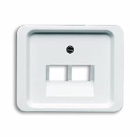 Busch-Jaeger 2CKA001710A2033 UAE-, IAE-, ISDN-contactdoos Afdekking Verkeerswit, Wit 1 stuk(s) - thumbnail