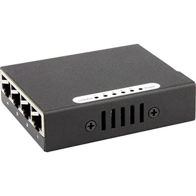 Renkforce RF-4451433 Netwerk switch 5 poorten 100 MBit/s USB-stroomverzorging Renkforce RF-4451433 Netwerk switch 5 poorten 100 MBit/s USB-stroomverzorging
