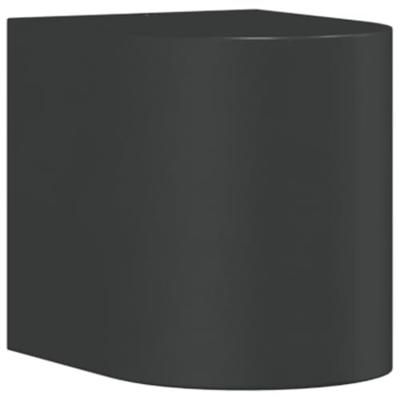 VidaXL Buitenwandlamp gegoten aluminium zwart