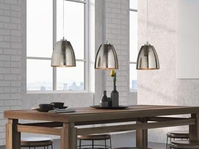 Fischer & Honsel 3-lichts hanglampCannes antiek nikkel - 60139