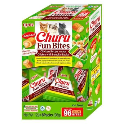 INABA - Kip- en tonijnvoer met tapioca, pompoen en eiwitpoeder, 27,3% eiwit, 4,4% vet, 56% vocht, met vitamine E, 1700 kcal/kg - verpakking van 200 g