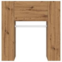 Halmeubel 97,5x37x99 cm bewerkt hout artisanaal eikenkleurig - thumbnail