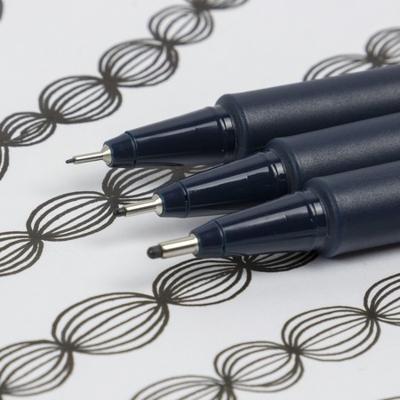 3 Fineliners Schneider Pictus zwart