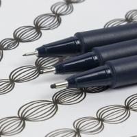 3 Fineliners Schneider Pictus zwart - thumbnail