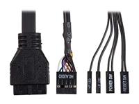 Carbide Series 275R TG - Midtowermodel - ATX - geen voeding (ATX) - USB/Audio - gehard glas - wit - thumbnail