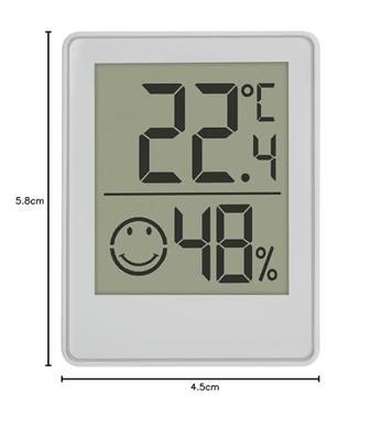TFA Dostmann Digitales Thermo-Hygrometer 30.5039.02 Thermo- en hygrometer Wit