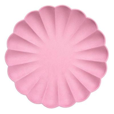 Borden Simply Eco koraal (8st) Meri Meri Borden Simply Eco koraal (8st) Meri Meri