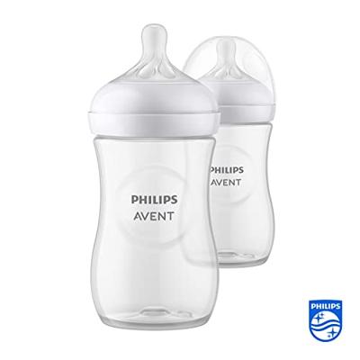 Set van 2 flesjes 260 ml Philips AVENT Natural Response doorzichtig - thumbnail