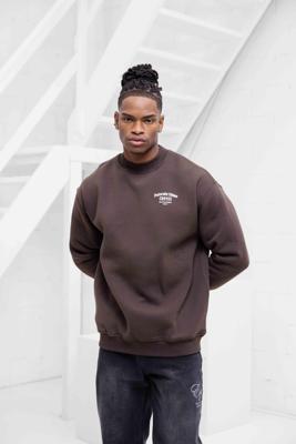 Croyez Fraternité Sweater Heren Bruin - Maat S - Kleur: WitBruin | Soccerfanshop